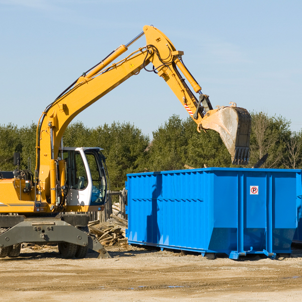 are there any restrictions on where a residential dumpster can be placed in Gorham New Hampshire